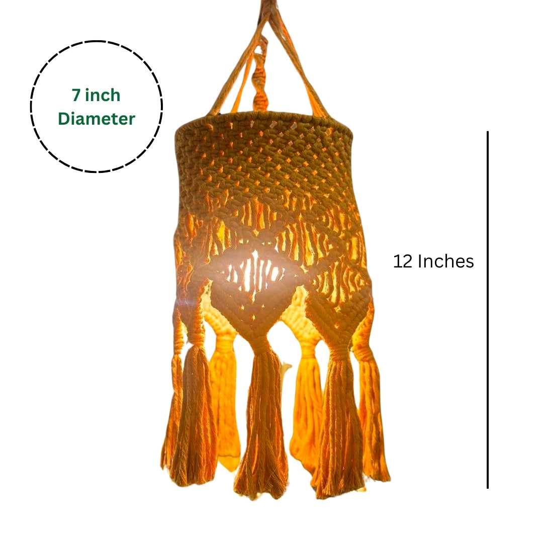 Diwali Hanging Decoration | Macrame Chandelier | Diwali Lantern