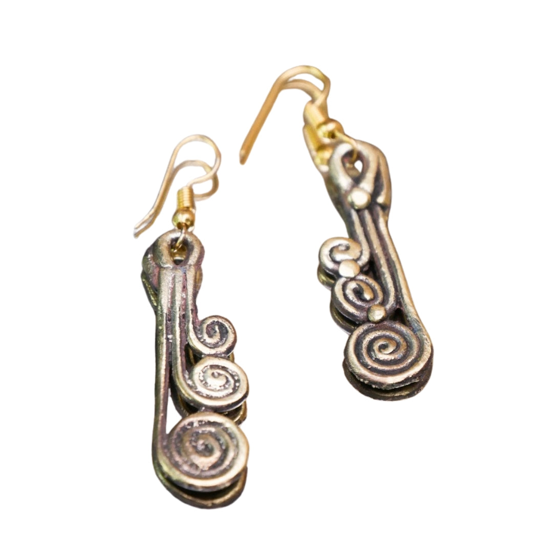 Aarambh Tribal Dhokra Earrings