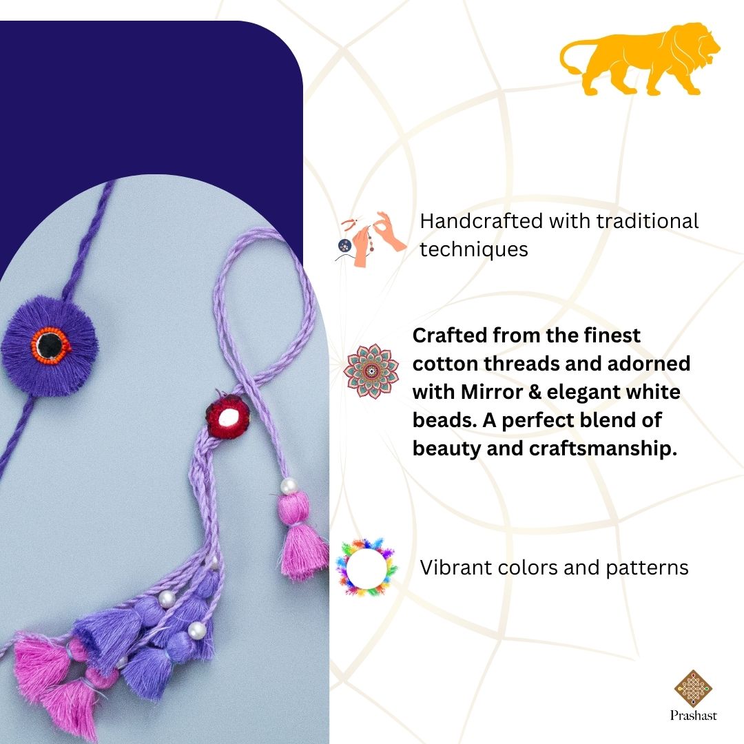 Lumba Rakhi Set For Bhaiya Bhabhi