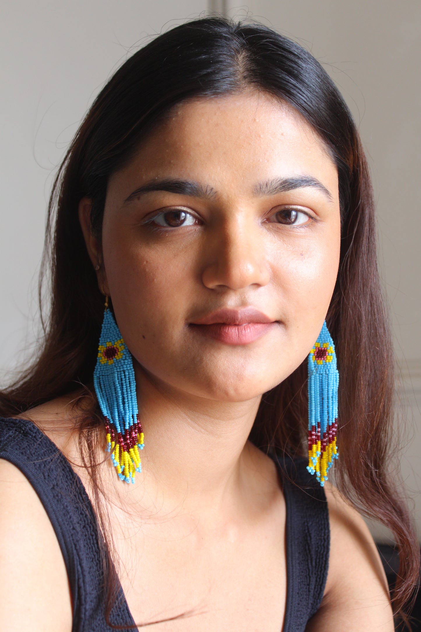 Sunflower Dangling Earrings