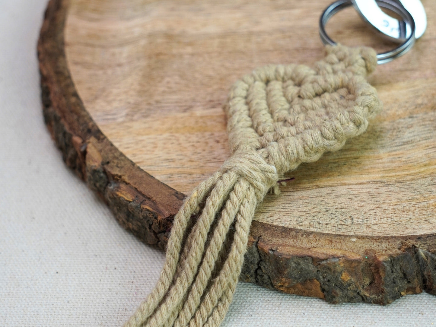 Macrame Keychain | Love Knot | Handmade Keychain