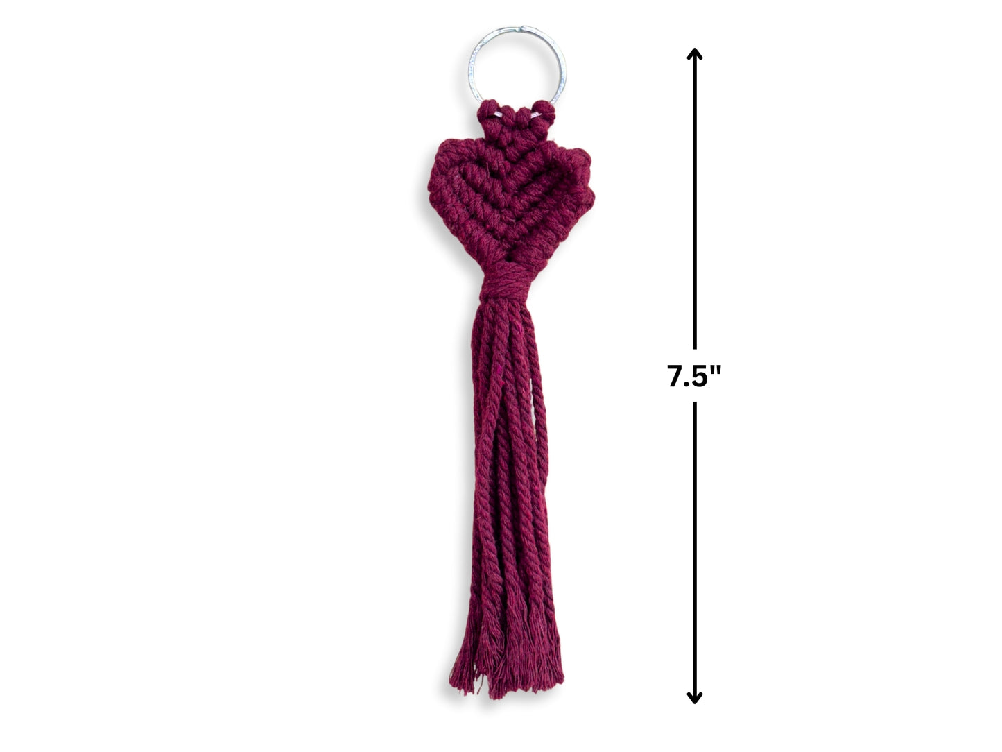 Macrame Keychain | Love Knot | Handmade Keychain