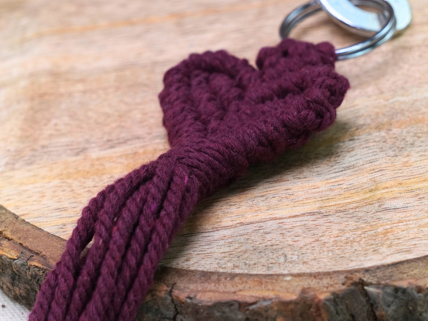 Macrame Keychain | Love Knot | Handmade Keychain