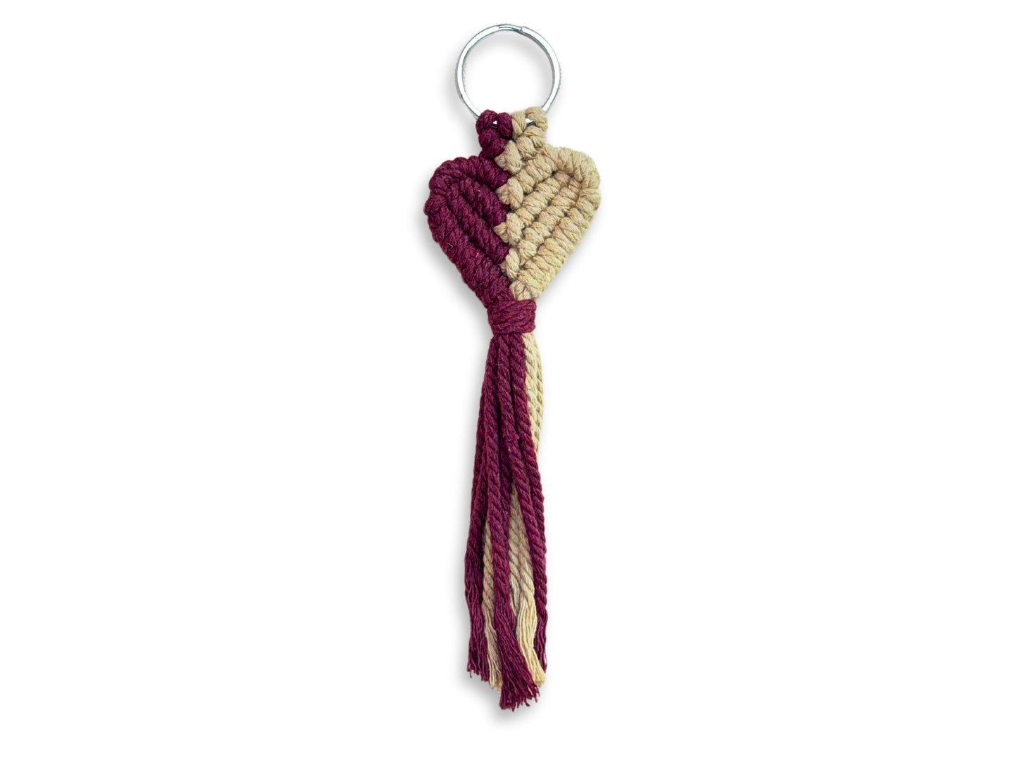 Handmade Macrame Keychain | Love Note