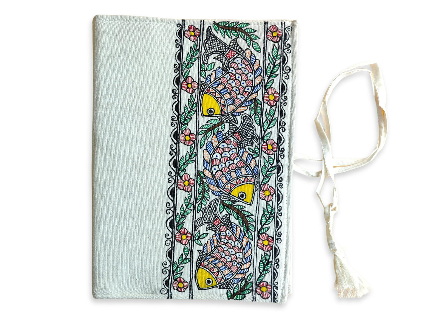 Madhubani Handmade File Folder | Teen Meen