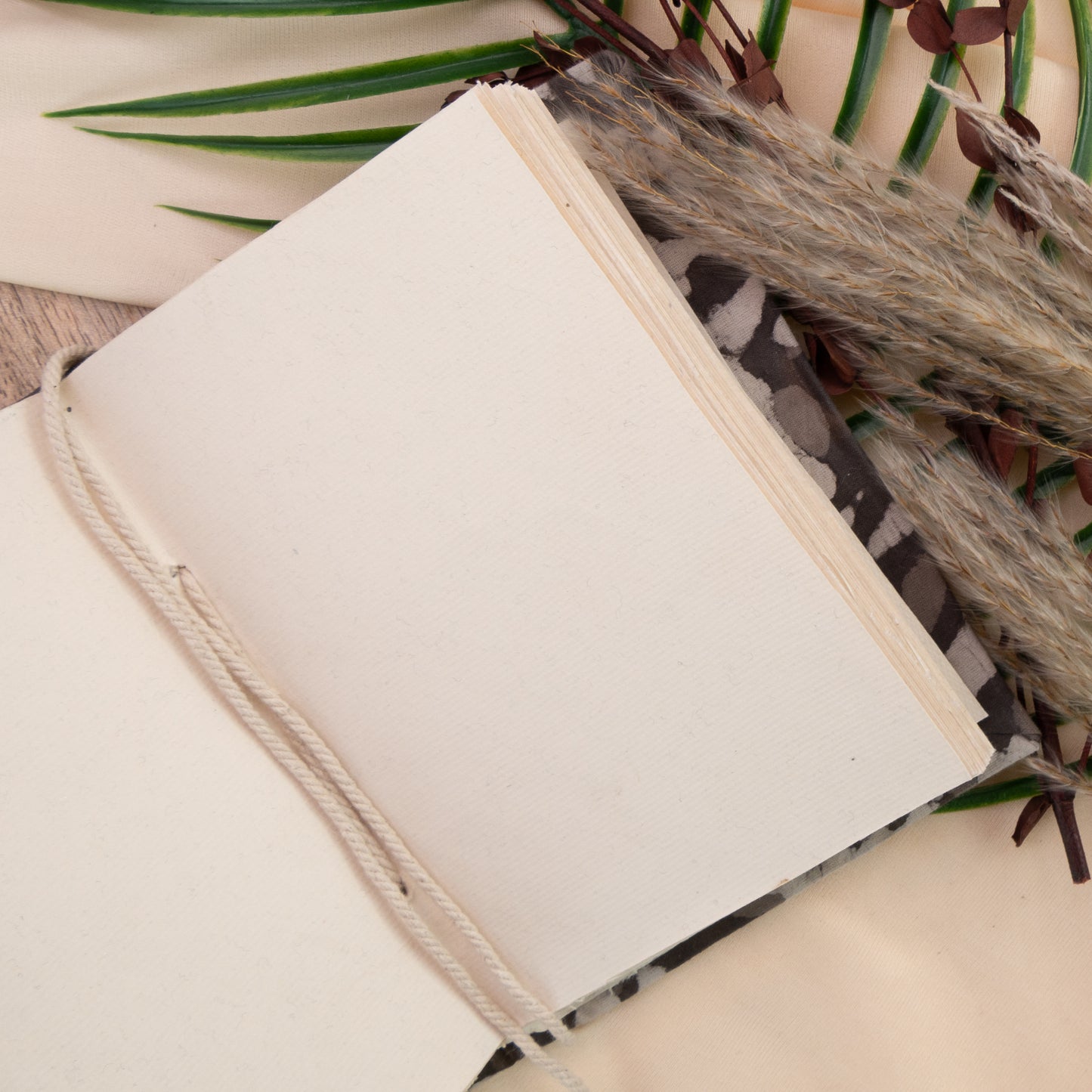 Grey Handmade Fabric Cover Diary β A5 | Elegant & Eco-Friendly Journal