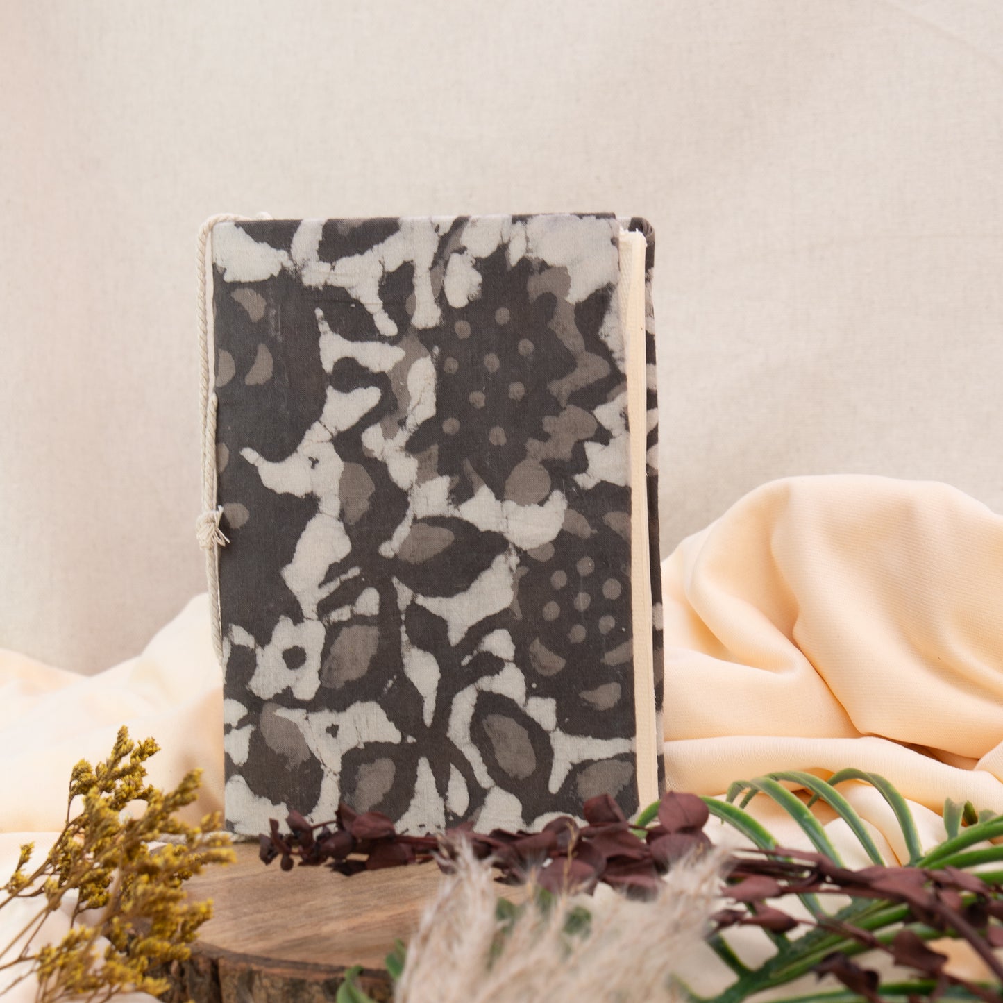 Grey Handmade Fabric Cover Diary β A5 | Elegant & Eco-Friendly Journal