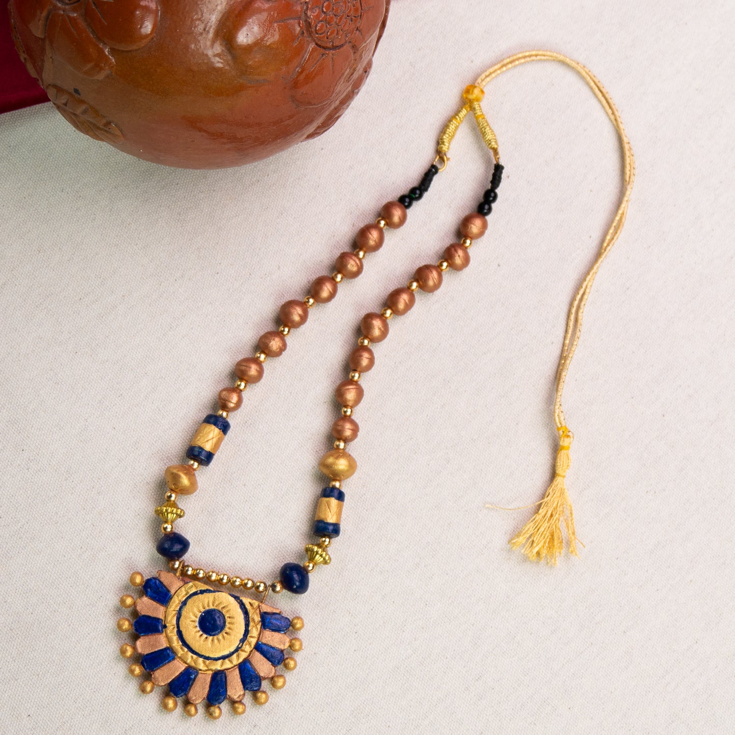 Half Moon Terracotta Necklace