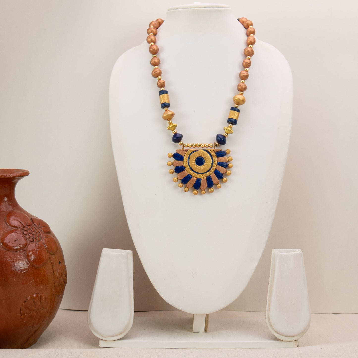 Half Moon Terracotta Necklace