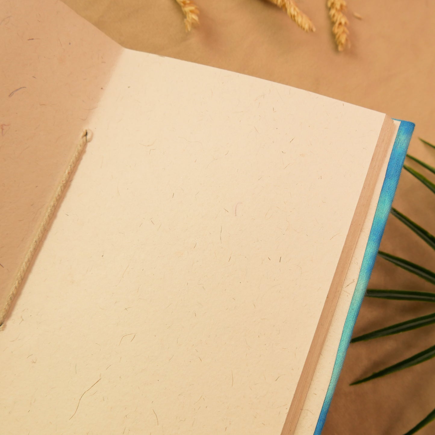 Ocean Blue Handmade Tie & Die Fabric Cover Diary β A5 | Elegant & Eco-Friendly Journal