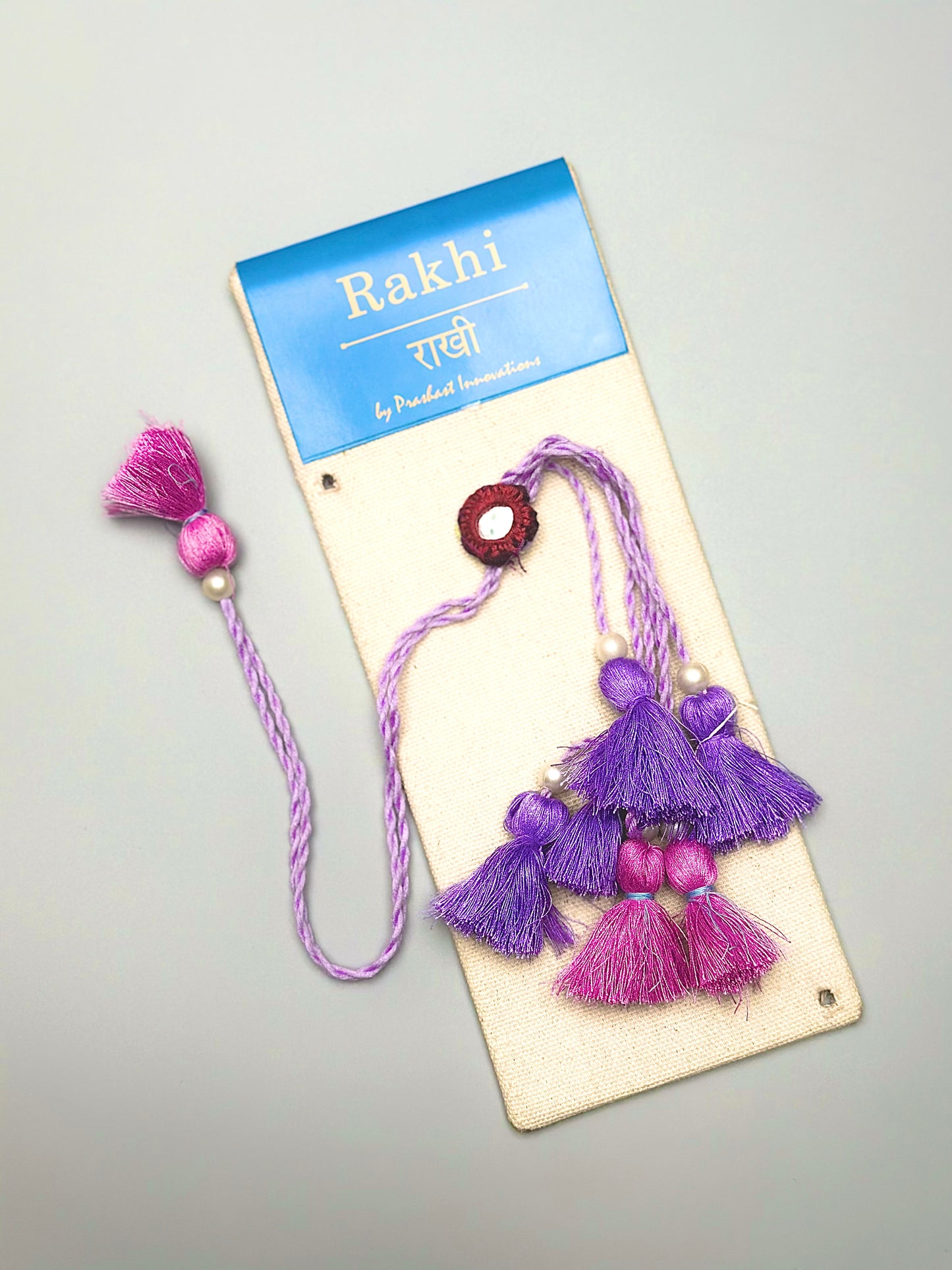 Handmade Lumba Rakhi | A Symphony of Colors