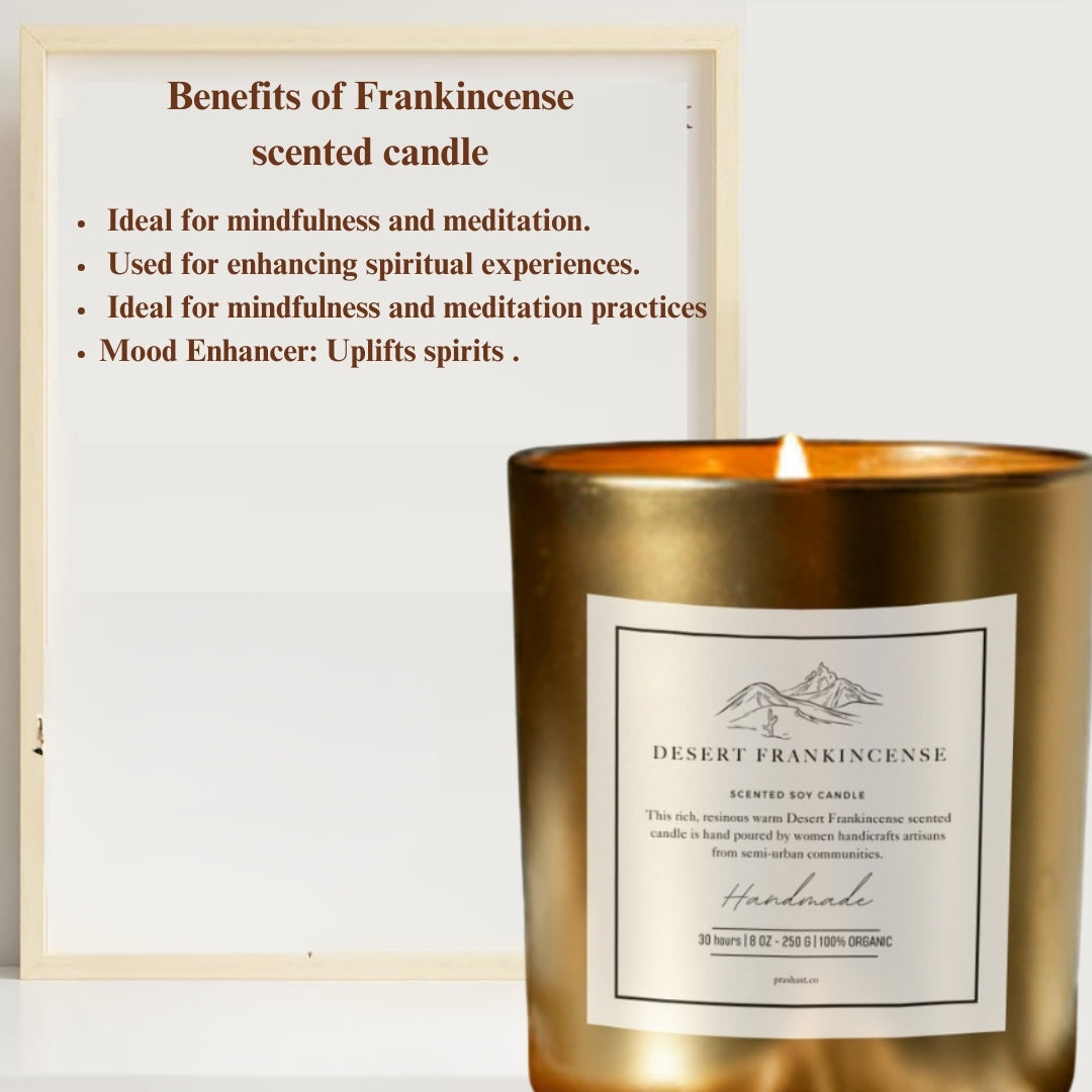 Scented Candle :: Frankincense Scented Wax Candle