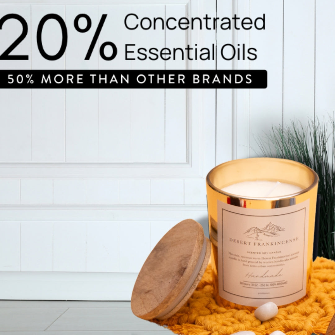 Scented Candle :: Frankincense Scented Wax Candle