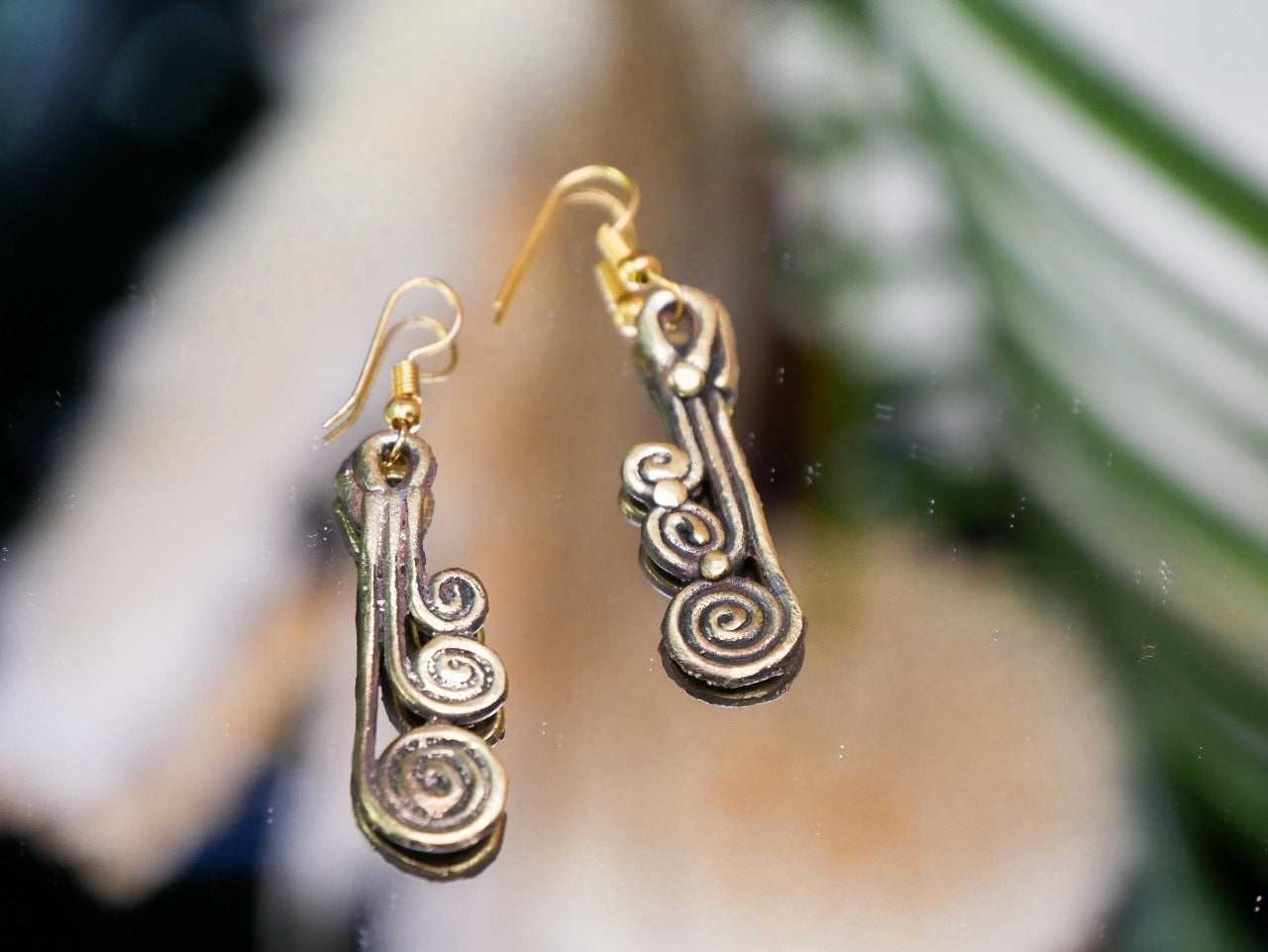 Aarambh Tribal Dhokra Earrings