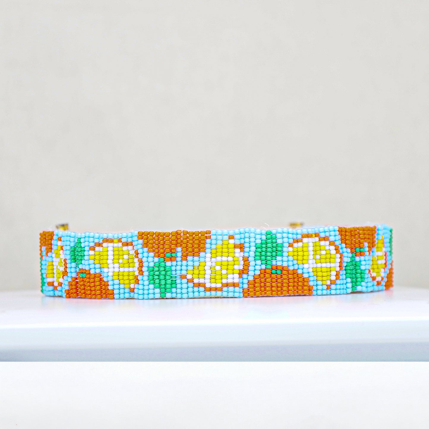 Tangerine | Multicolor Beaded Choker