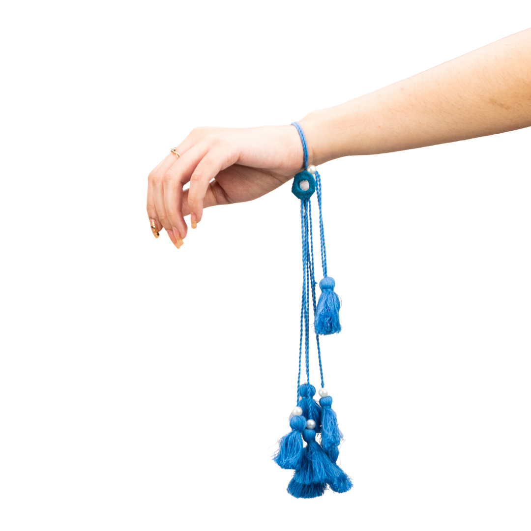 Handmade Lumba Rakhi | Bold Blue