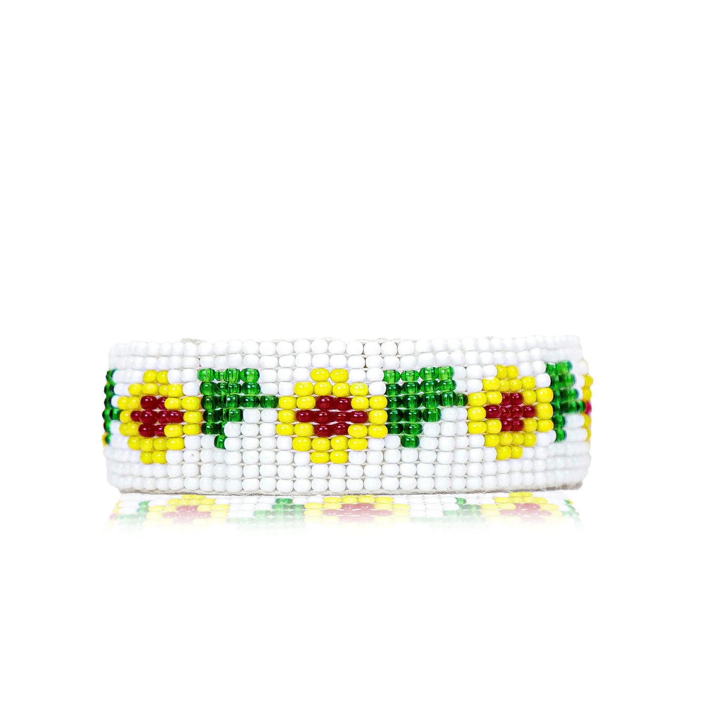 Poppy | White Handmade Beaded Bracelet For Women