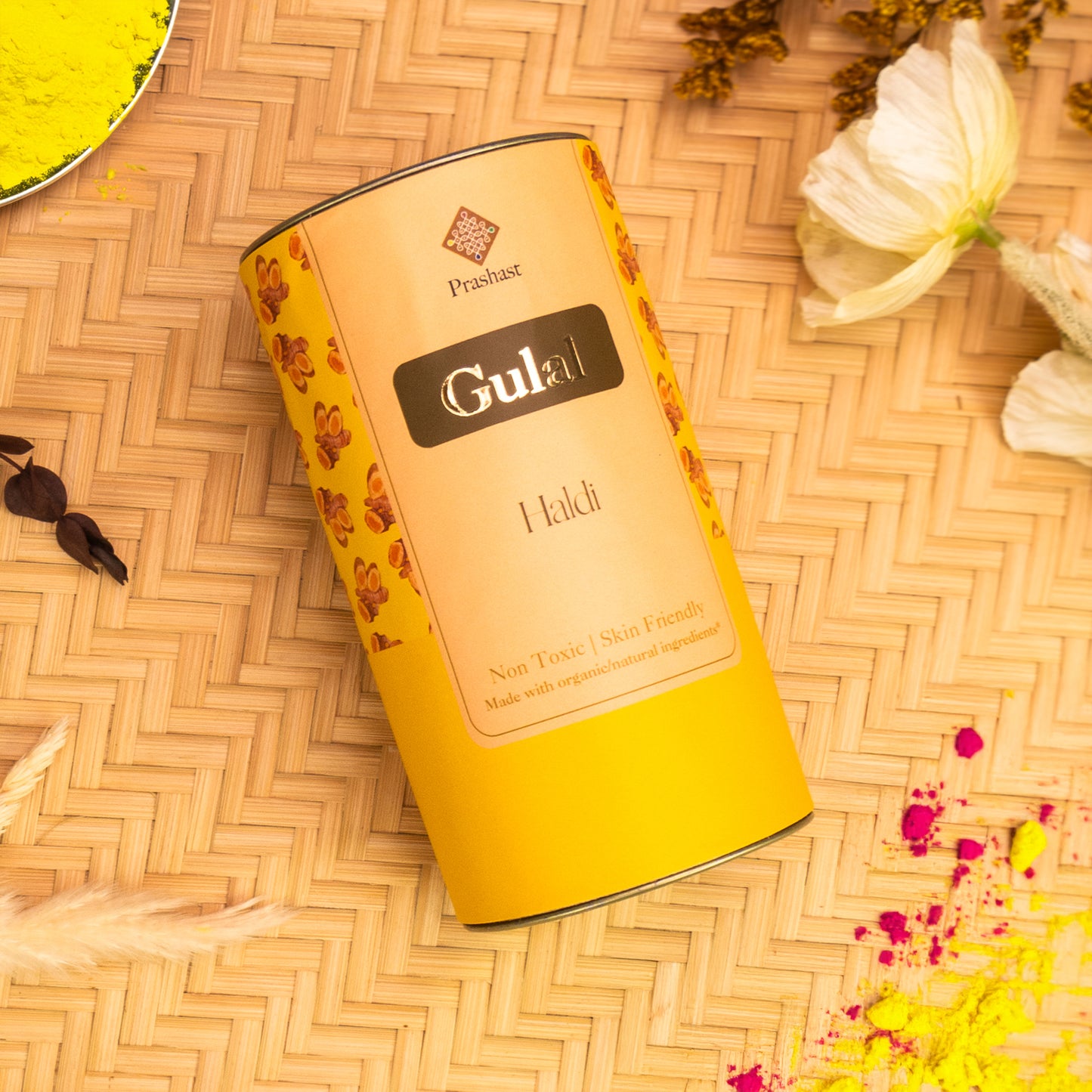 Organic Herbal Holi Color (Gulal) :: Pack Of 4 | Eco Friendly | Non Toxic