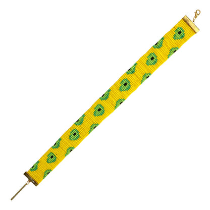 Avocado | Handmade Beaded Choker Necklace