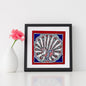 Madhubani Hand Made Painting | Nartakapriy | 6inch  X 6inch with Frame