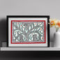 Madhubani Hand Made Painting | Mayur Bhogh | 10inch X 13inch with Frame