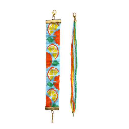 Tangerine Bracelet Set | Colorful Beaded Bracelet for Women