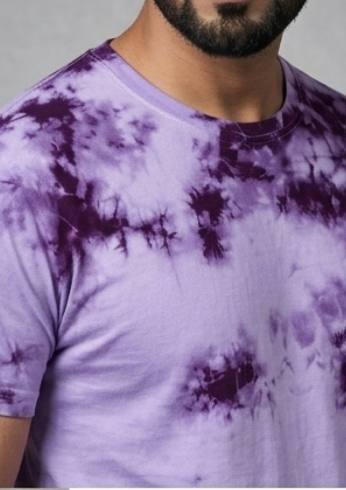 Lavender Nebula Dyed Tshirt Purple | handmade Tshirt