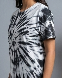 Black Nebula Dyed Tshirt Purple | handmade Tshirt