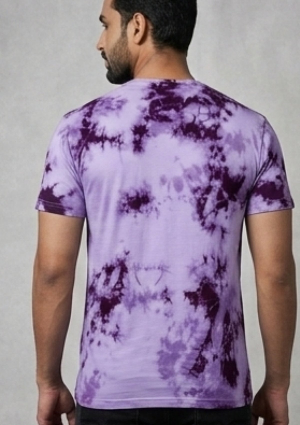 Lavender Nebula Dyed Tshirt Purple | handmade Tshirt