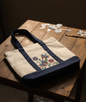 The Hand-Spun Legacy Tote | Hand painted Tote Bag