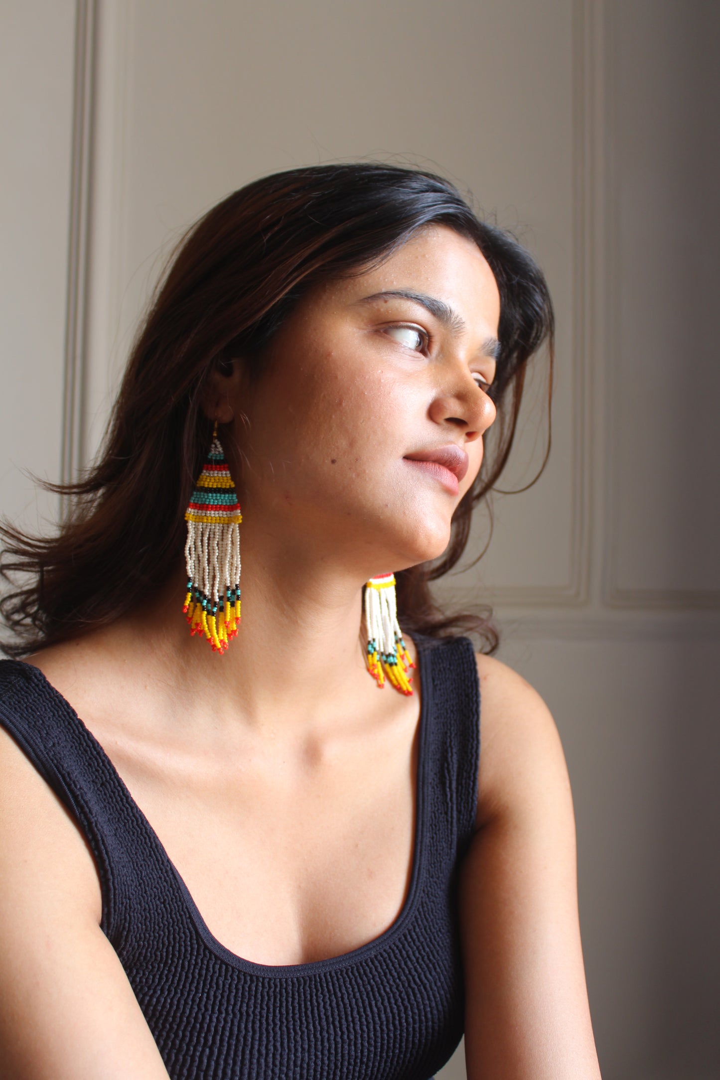 Aztec Dangling Earrings