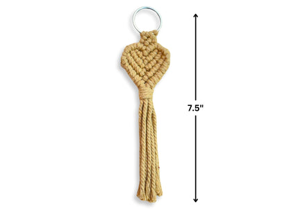 Macrame Keychain | Love Knot | Handmade Keychain