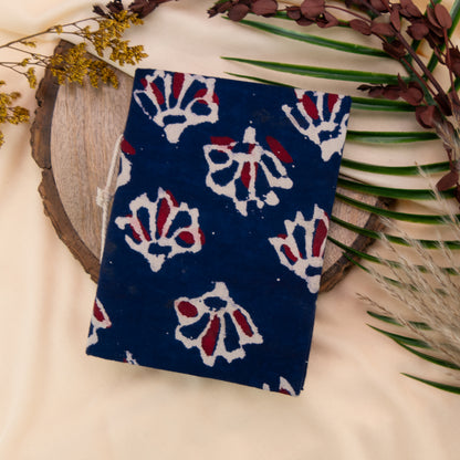 Blue Handmade Fabric Cover Diary – A5 | Elegant & Eco-Friendly Journal