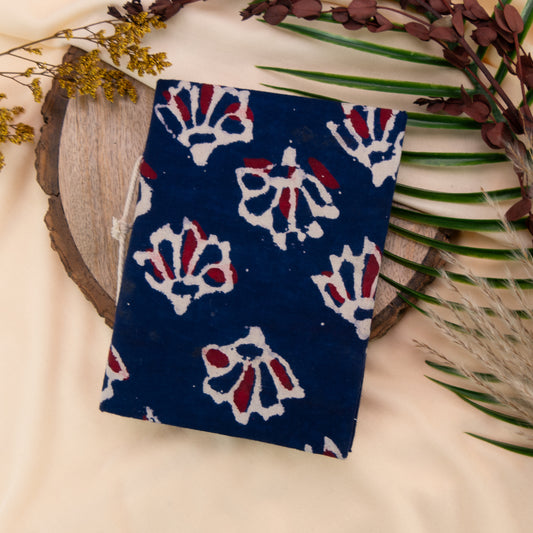 Blue Handmade Fabric Cover Diary – A5 | Elegant & Eco-Friendly Journal