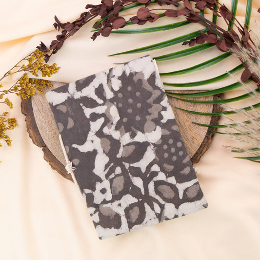 Grey Handmade Fabric Cover Diary – A5 | Elegant & Eco-Friendly Journal