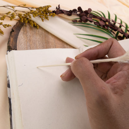 Grey Handmade Fabric Cover Diary – A5 | Elegant & Eco-Friendly Journal