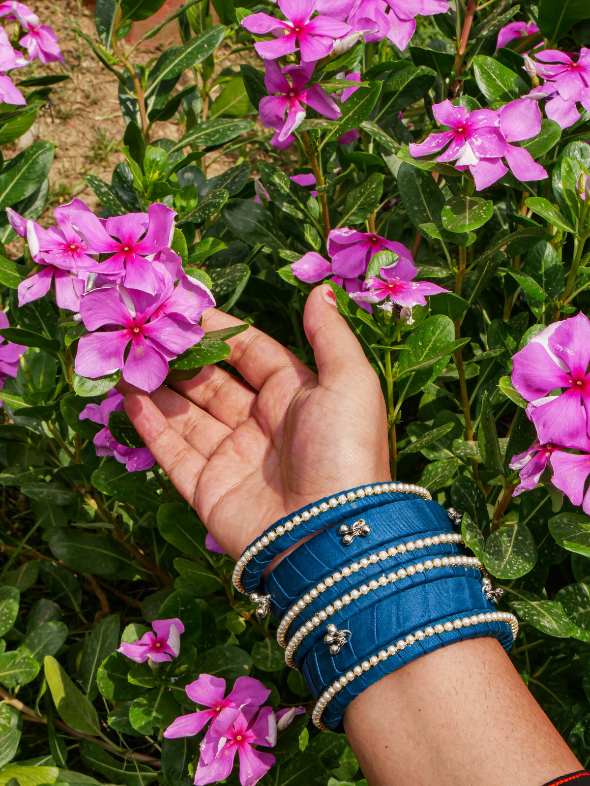 Denim Drapes Blue Bangle