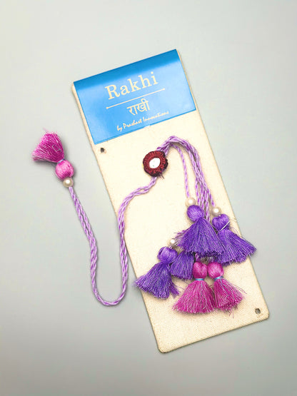 Handmade Lumba Rakhi | A Symphony of Colors