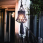 Macrame Ceiling Hanging Decoration | Blue Macrame Lamp